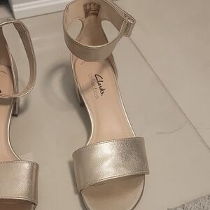 Clarks Women's Gold Sandals